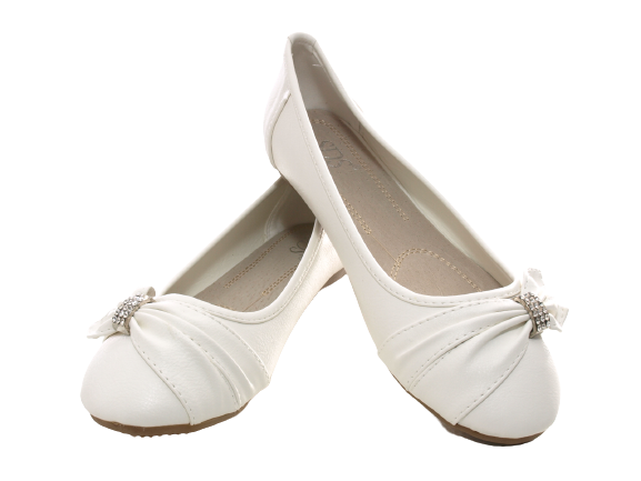 Chaussures femme ballerines mocassins slip-on plates décontractées blanc # 8187
