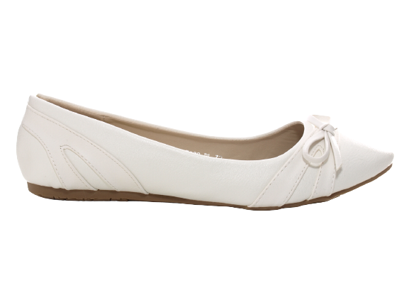 Damen Slipper Halbschuhe Ballerina Loafer Mokassins Slip On Flats Freizeit White # 5998