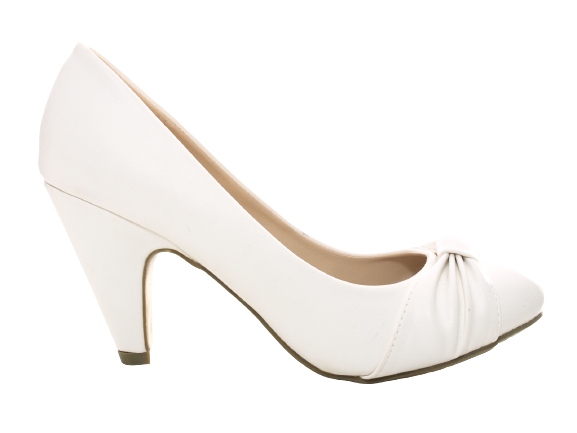 Women's High Heels Bridal Shoes Wedding Evening Shoes Pumps Strappy White # 7429