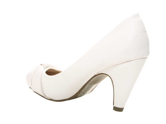 Women's High Heels Bridal Shoes Wedding Evening Shoes Pumps Strappy White # 7429