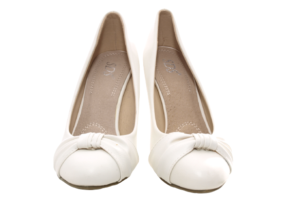 Women's High Heels Bridal Shoes Wedding Evening Shoes Pumps Strappy White # 7429