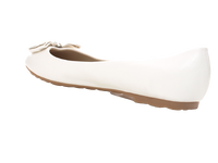 Damen Slipper Halbschuhe Ballerina Loafer Mokassins Slip On Flats Freizeit White # 38