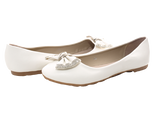 Damen Slipper Halbschuhe Ballerina Loafer Mokassins Slip On Flats Freizeit White # 38