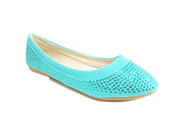 Ballerines mocassins sans lacets pour femmes, chaussures plates décontractées, vert # 5985