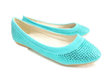 Damen Slipper Halbschuhe Ballerina Loafer Mokassins Slip On Flats Freizeit Green # 5985