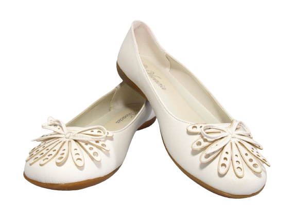 Ballerines Mocassins Slip-on pour femmes, chaussures plates décontractées, blanc # 139522