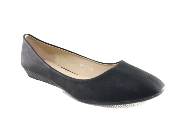 Ballerines à semelles compensées pour femmes, mocassins slip-on, chaussures plates décontractées, noir # 8112