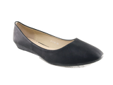 Damen Slipper Keilabsatz Ballerina Loafer Mokassins Slip On Flats Freizeit Black # 8112