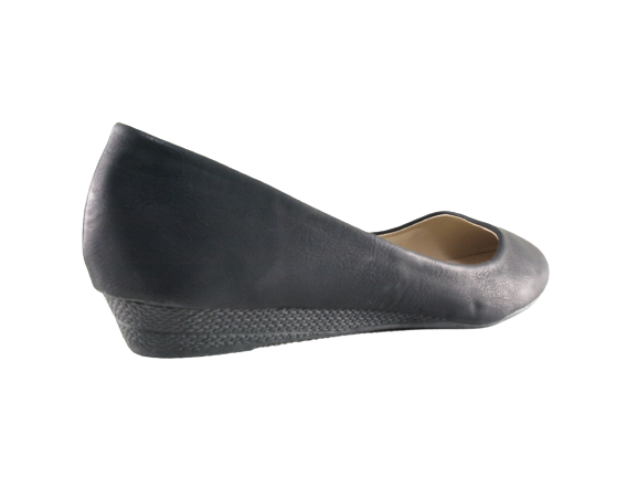 Ballerines à semelles compensées pour femmes, mocassins slip-on, chaussures plates décontractées, noir # 8112