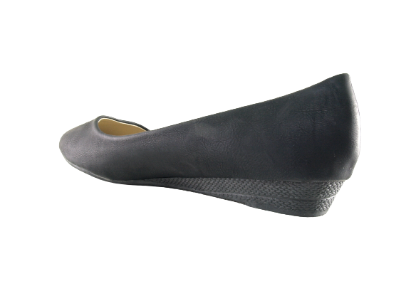 Ballerines à semelles compensées pour femmes, mocassins slip-on, chaussures plates décontractées, noir # 8112