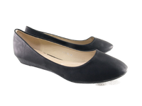 Damen Slipper Keilabsatz Ballerina Loafer Mokassins Slip On Flats Freizeit Black # 8112