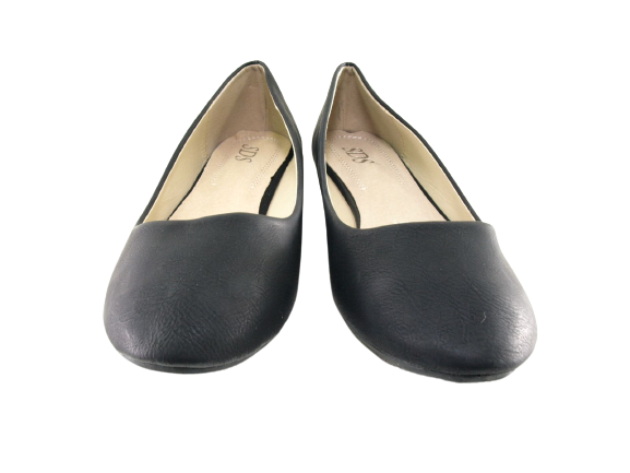 Ballerines à semelles compensées pour femmes, mocassins slip-on, chaussures plates décontractées, noir # 8112