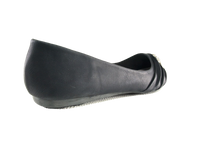 Damen Slipper Halbschuhe Ballerina Loafer Mokassins Slip On Flats Freizeit Black # 8274