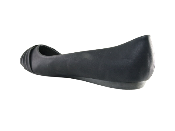 Ballerines mocassins à enfiler pour femmes, chaussures plates décontractées, noir # 8274