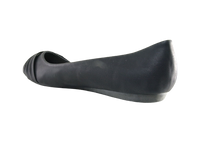 Damen Slipper Halbschuhe Ballerina Loafer Mokassins Slip On Flats Freizeit Black # 8274