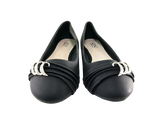 Damen Slipper Halbschuhe Ballerina Loafer Mokassins Slip On Flats Freizeit Black # 8274