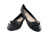 Damen Slipper Halbschuhe Ballerina Loafer Mokassins Slip On Flats Freizeit Black # 8274