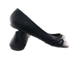 Damen Slipper Halbschuhe Ballerina Loafer Mokassins Slip On Flats Freizeit Black # 8274