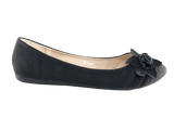 Damen Slipper Halbschuhe Ballerina Loafer Mokassins Slip On Flats Freizeit Black # 5739