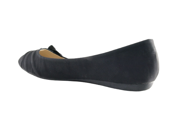 Chaussures femme ballerines mocassins slip-on plates décontractées noir # 5739