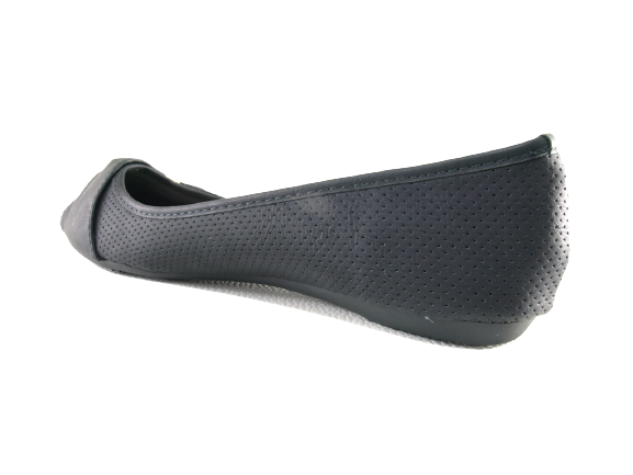 Damen Slipper Halbschuhe Ballerina Loafer Mokassins Slip On Flats Freizeit Black # 9707