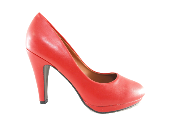 Women's High Heel Platform Pumps Evening Shoes Stilettos Red # 7572