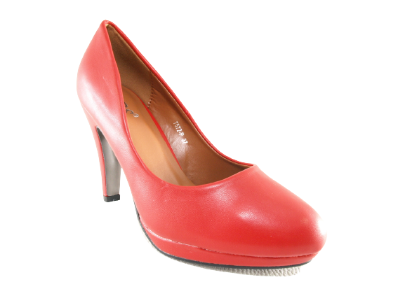 Damen High Heel Plateau Pumps Abendschuhe Stilettos Red # 7572