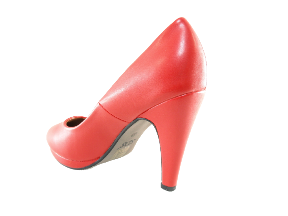 Damen High Heel Plateau Pumps Abendschuhe Stilettos Red # 7572