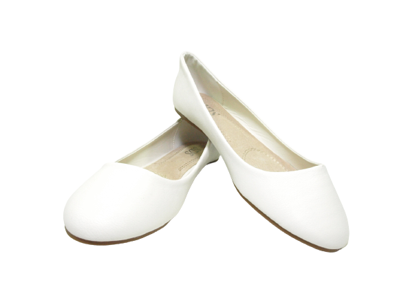Women's Slip-On Loafers Ballerina Moccasins Flats Casual White # 0080