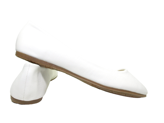 Women's Slip-On Loafers Ballerina Moccasins Flats Casual White # 0080