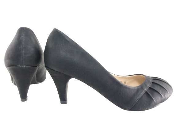 Damen Pumps Schuhe Black # 11969