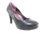 Damen High Heel Plateau Pumps Abendschuhe Stilettos Black # 5889