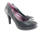 Damen High Heel Plateau Pumps Abendschuhe Stilettos Black # 5889