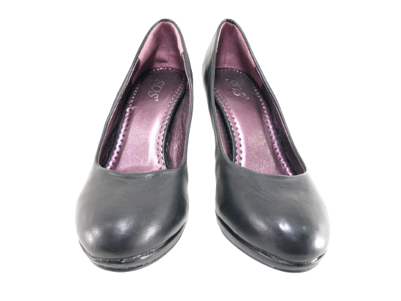 Escarpins à talons hauts et plateforme pour femme, chaussures de soirée, stilettos, noir # 5889