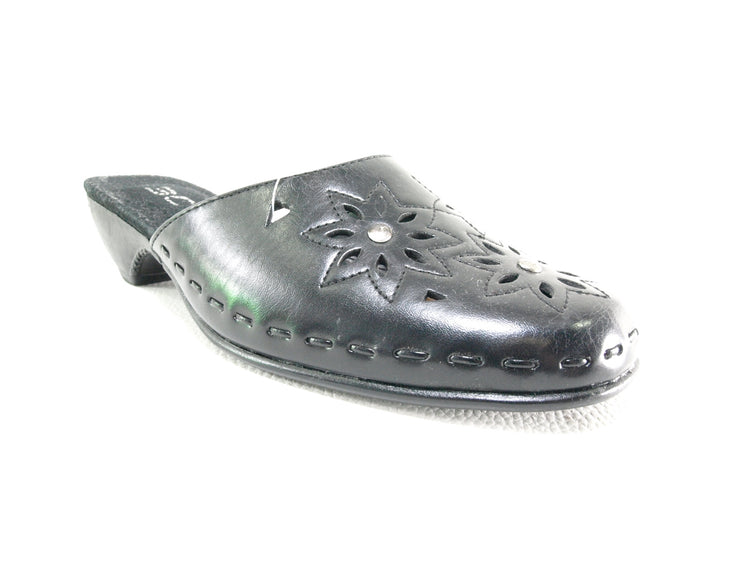 Chaussons ouverts pour femmes noir # 237