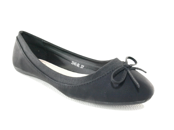 Women's Slip-On Loafers Ballerina Moccasins Flats Casual Black # 3345