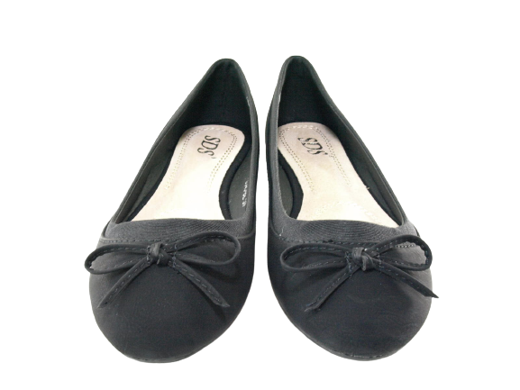Women's Slip-On Loafers Ballerina Moccasins Flats Casual Black # 3345