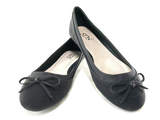 Damen Slipper Halbschuhe Ballerina Loafer Mokassins Slip On Flats Freizeit Black # 3345