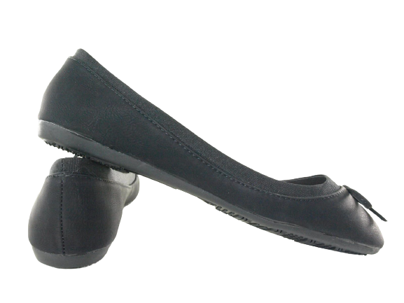 Women's Slip-On Loafers Ballerina Moccasins Flats Casual Black # 3345