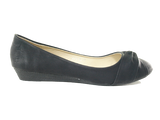 Damen Slipper Keilabsatz Ballerina Loafer Mokassins Slip On Flats Freizeit Black # 8074