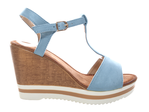 Sandales compensées à plateforme pour femme style spartiate # 6617