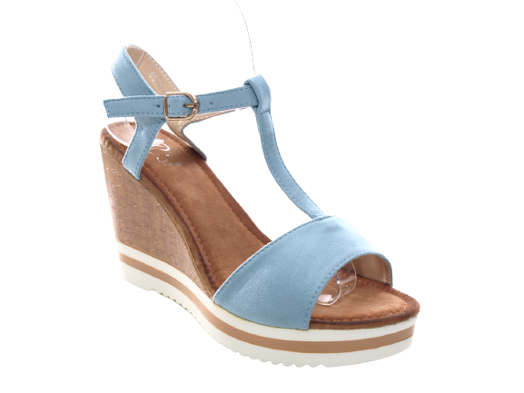 Sandales compensées à plateforme pour femme style spartiate # 6617