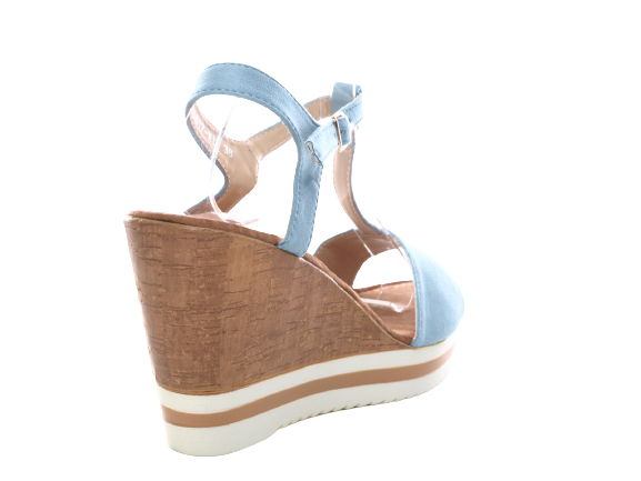 Sandales compensées à plateforme pour femme style spartiate # 6617