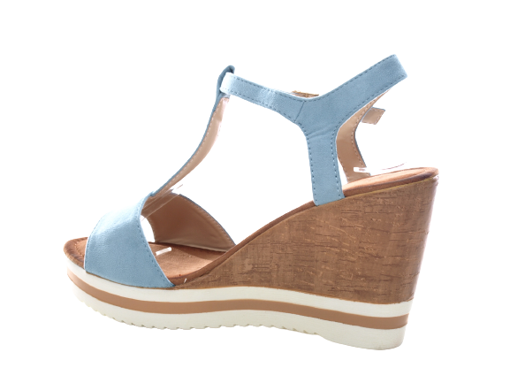 Sandales compensées à plateforme pour femme style spartiate # 6617
