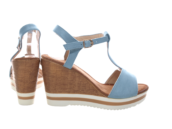 Sandales compensées à plateforme pour femme style spartiate # 6617