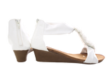 Keilabsatz Sandalen Sommerschuhe Sandaletten White # 73
