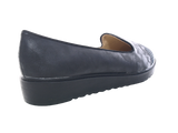 Damen Slipper Ballerina Loafer Mokassins Slip On Flats Freizeit Black #  001