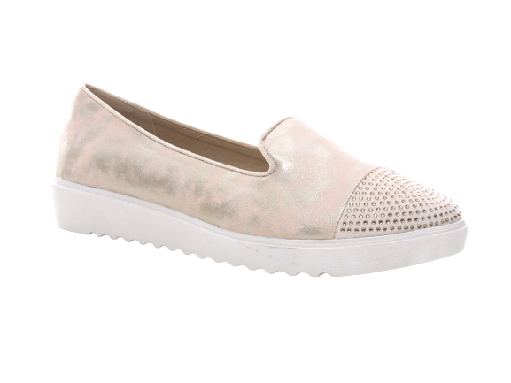 Women's Slip-Ons Ballerinas Loafers Moccasins Slip-On Flats Casual Gold # 001