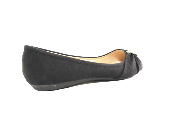 Women's Slip-On Loafers Ballerina Moccasins Flats Casual Black # 8177