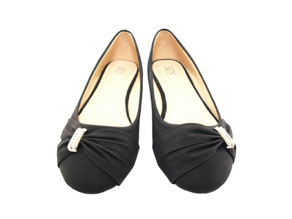 Women's Slip-On Loafers Ballerina Moccasins Flats Casual Black # 8177